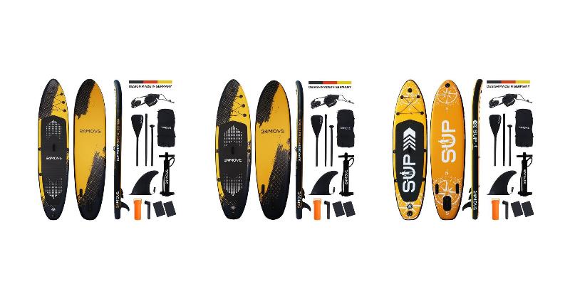 Preisvergleich: 24MOVE® Paddle Standup SUP Board Set Aufblasbar Surfboard ISUP