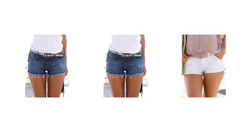 Preisvergleich: Buffalo Jeanshotpants mit Fransen Am Saum