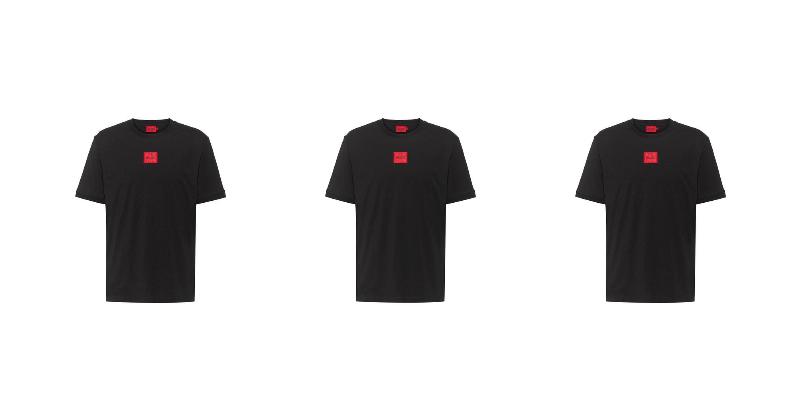 Preisvergleich: Hugo Boss Herren T-Shirt DIRAGOLINO212  Herren Shirt Schwarz Weiß
