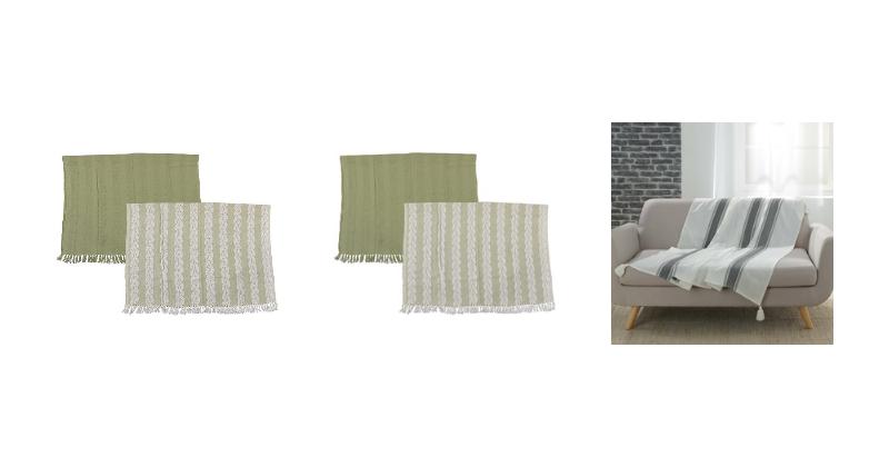 Preisvergleich: Kuscheldecke Decke Tagesdecke Wohndecke Couchdecke Wendedecke Baumwolle 200×230