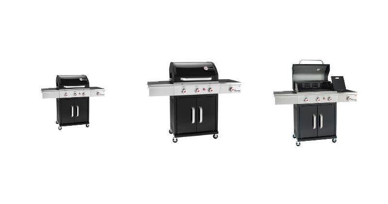 Preisvergleich: LANDMANN Gasgrill Grill Triton PTS 3.0 Gasgrillwagen 3 Brenner BBQ Schwarz