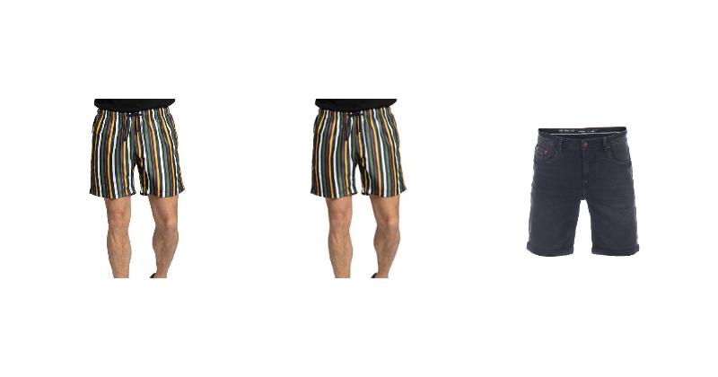Preisvergleich: Mishumo Bermuda Jeans Herren Shorts Kurze Hose
