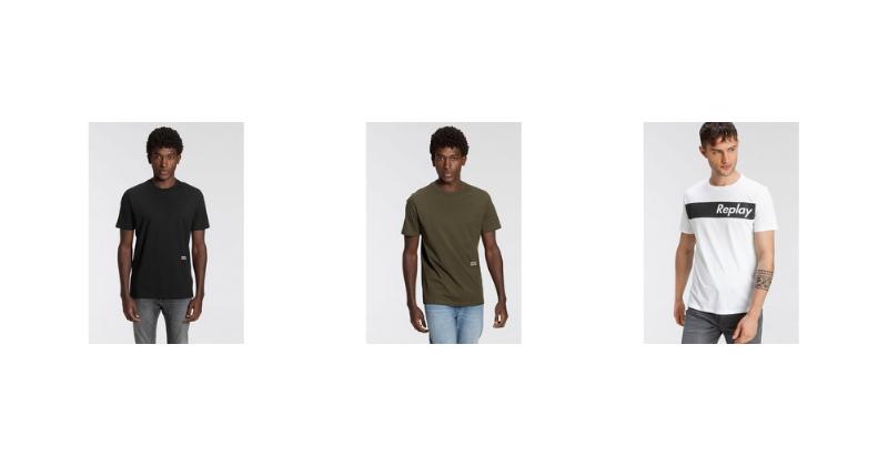 Preisvergleich: Replay T-Shirt Mit Logoprint