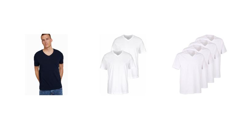 Preisvergleich: TOM TAILOR T-Shirt (2er-Pack) Mit V-Ausschnitt